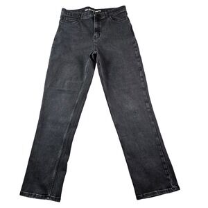 Blake Shelton x Lands End Denim Jeans Women's 20 Black Straight Leg Pent